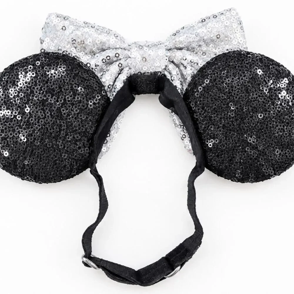 Disney Women's Black and Silver Hair-accessories